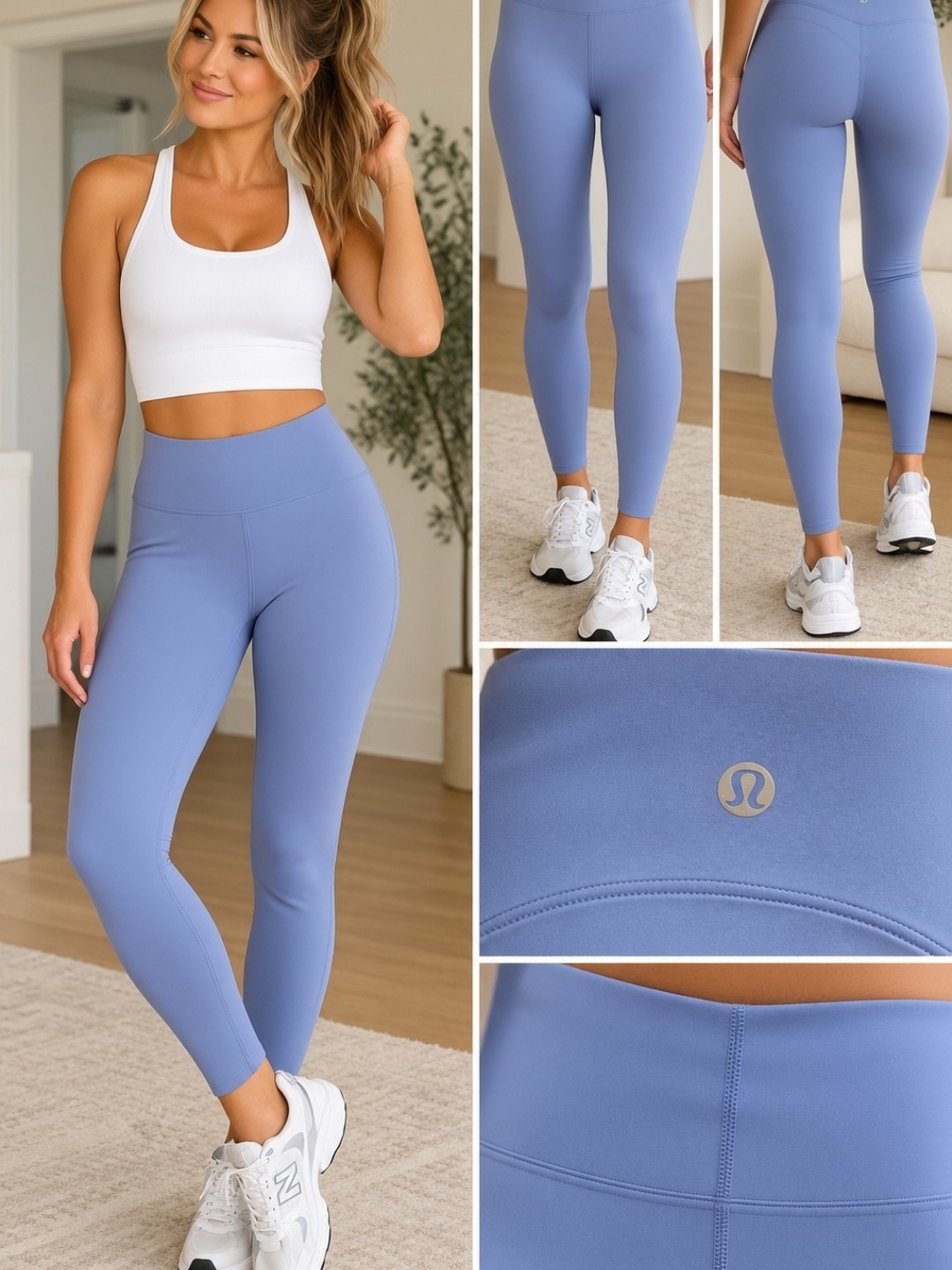 lululemon athletica High-Rise Leggings — Periwinkle Blue